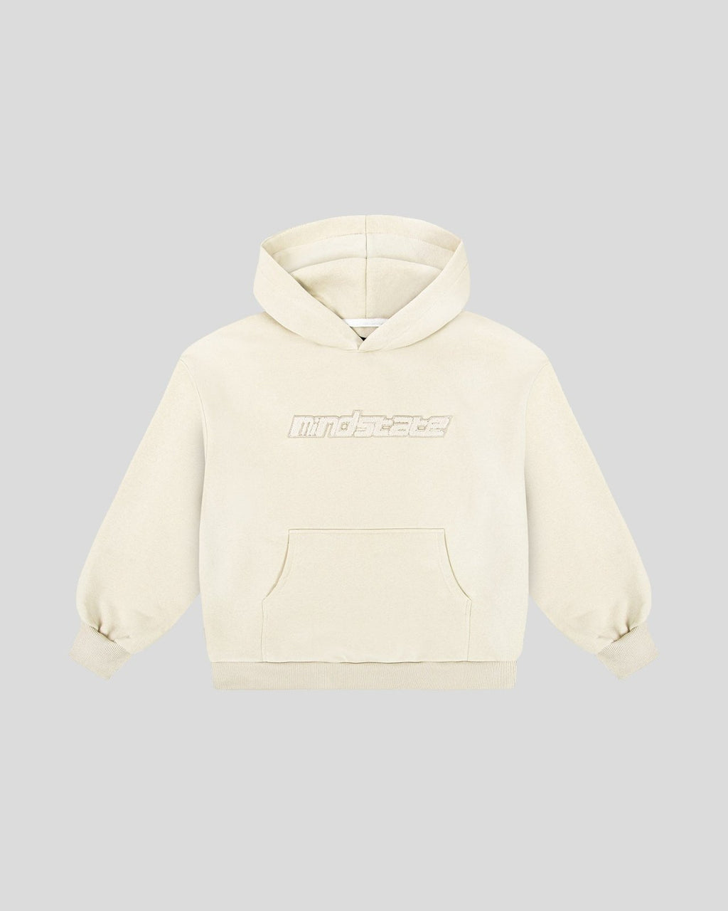 Beige frotte hoodie - MINDSTATE