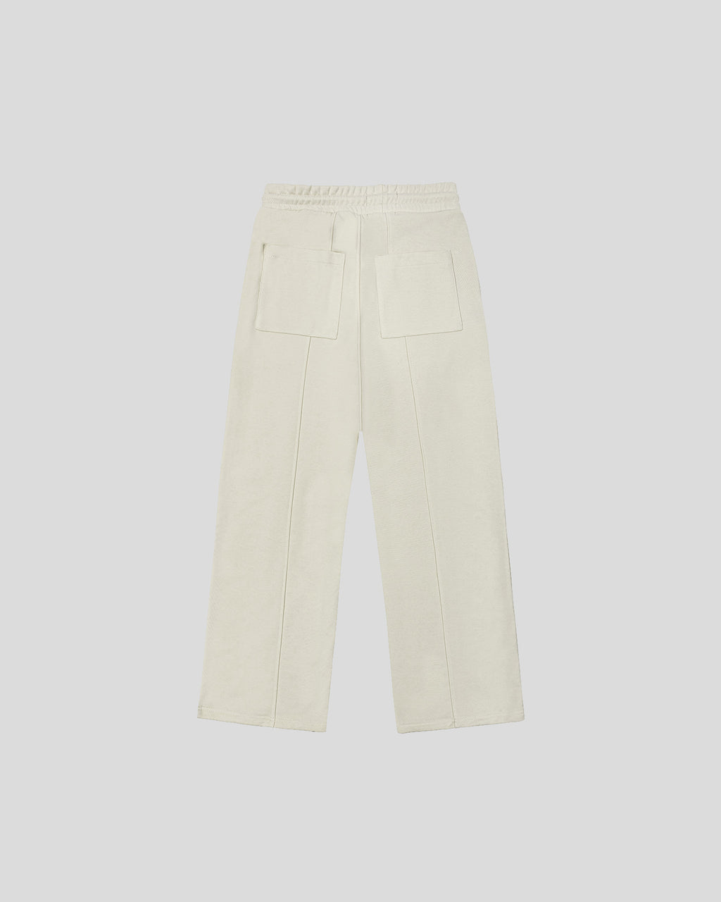 Wide-fit sweatpants (beige)