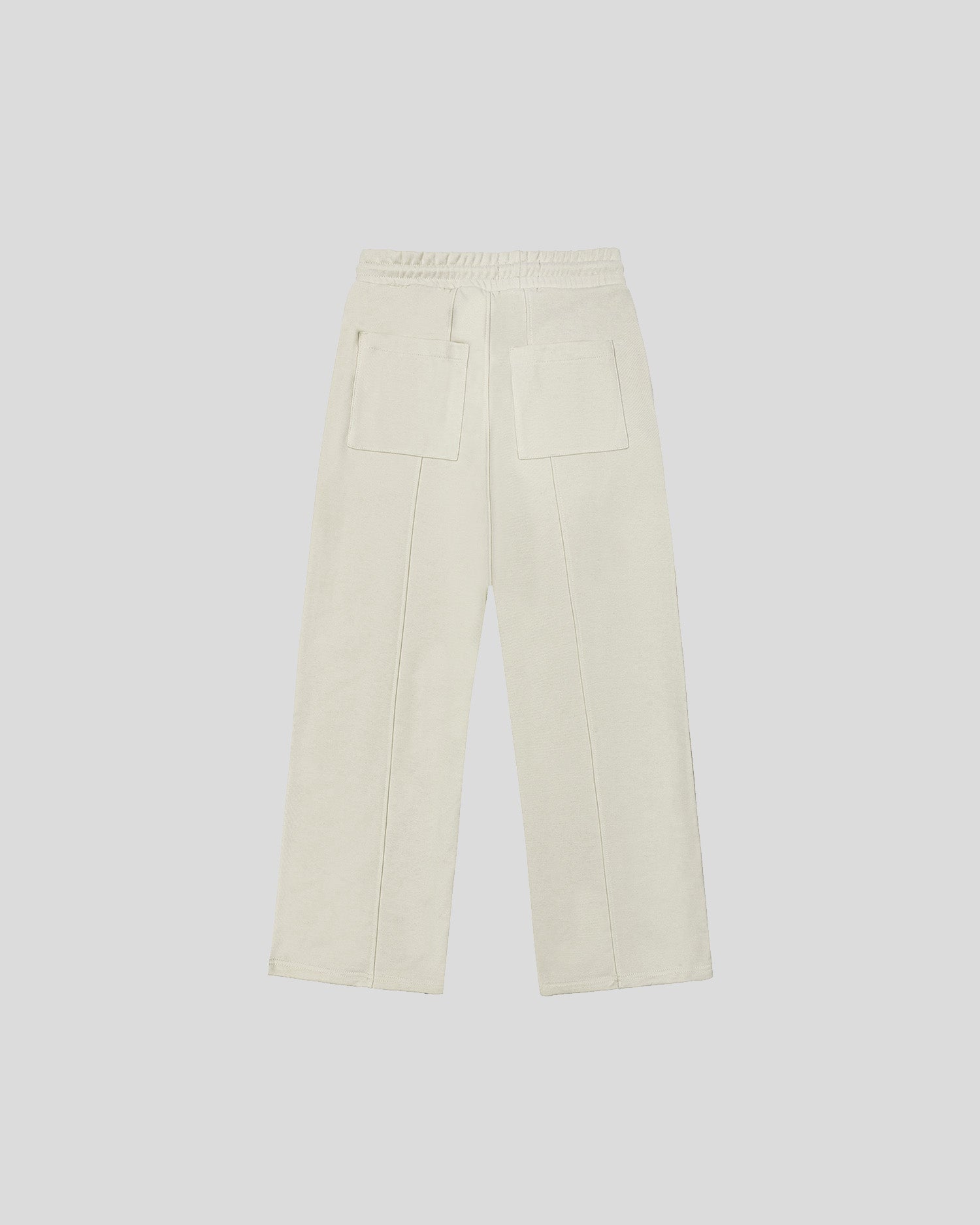 Wide-fit sweatpants (beige)