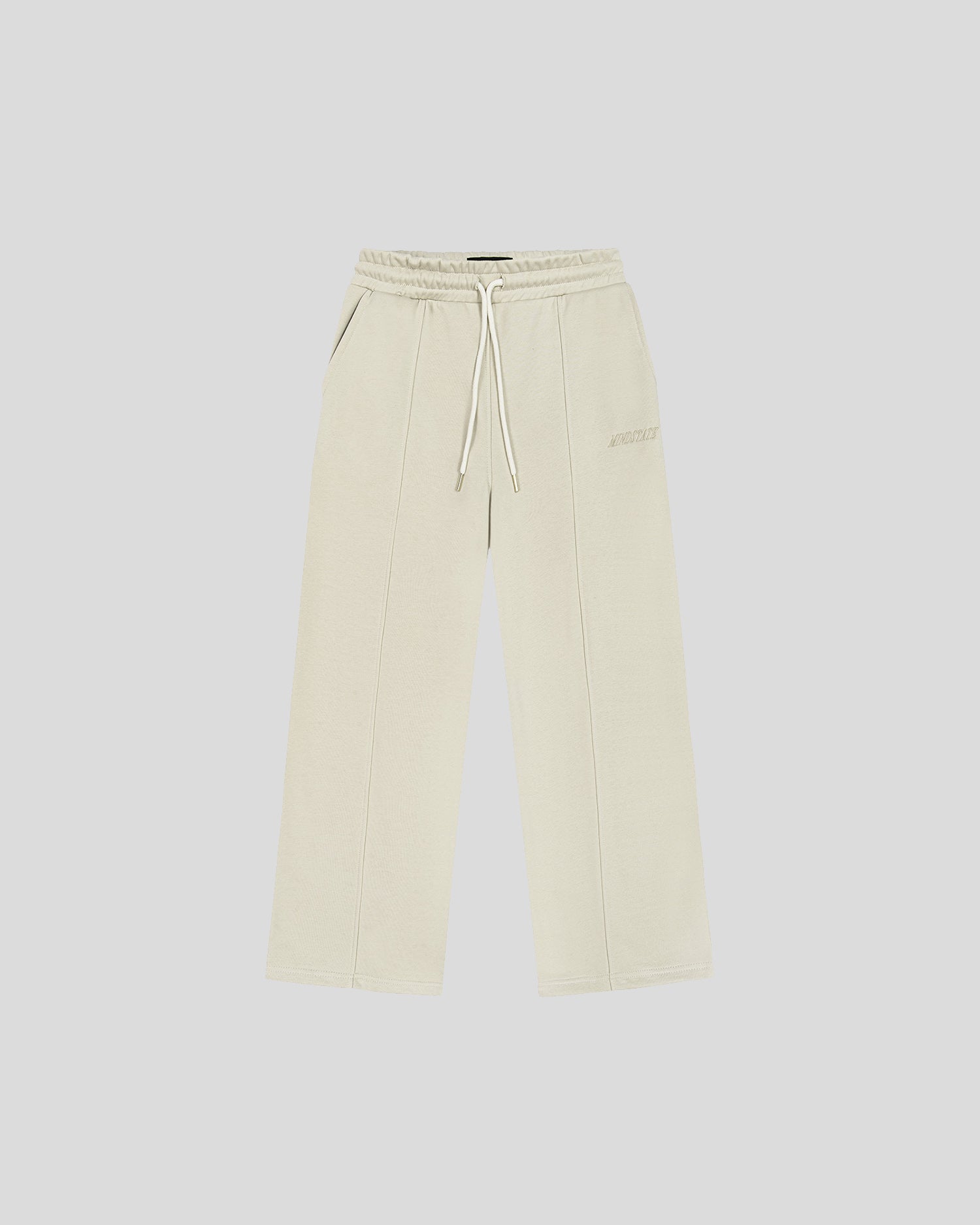 Wide-fit sweatpants (beige)