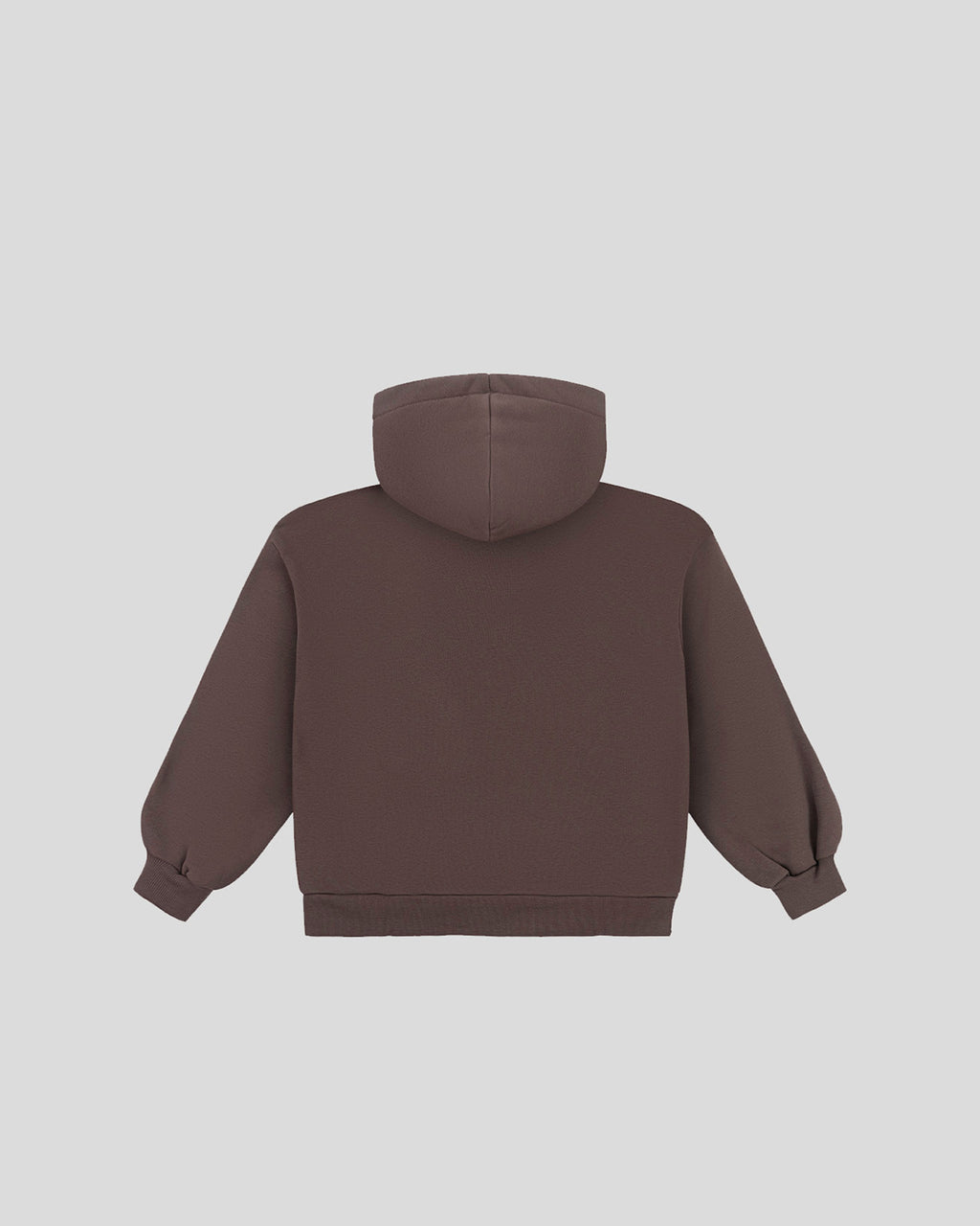 Brown frotte hoodie