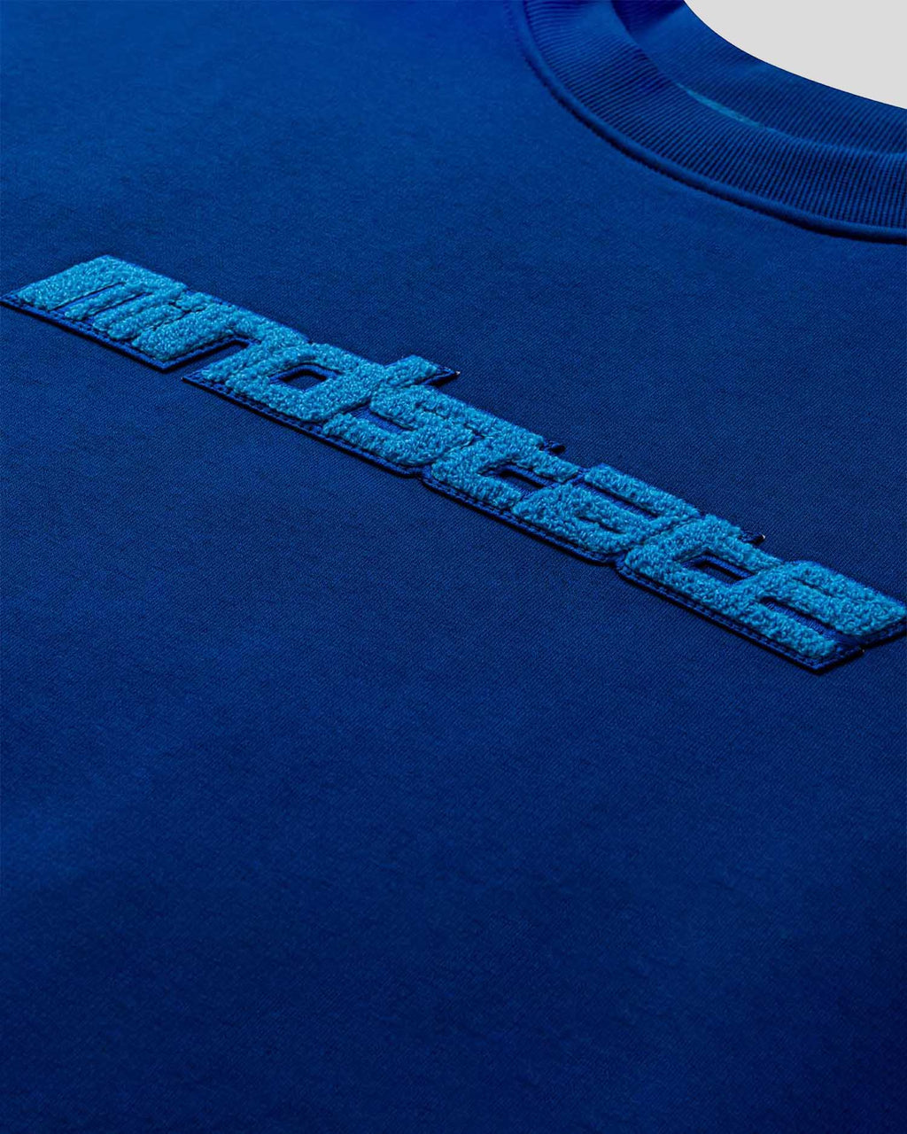 Dark blue frotte crewneck