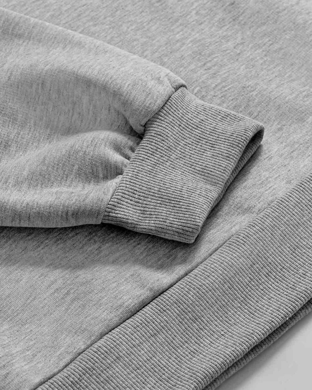 Gray frotte crewneck