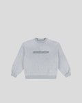 Gray frotte crewneck