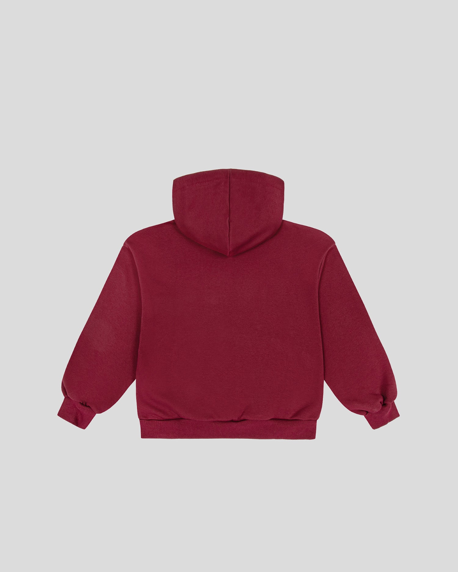 Maroon frotte hoodie