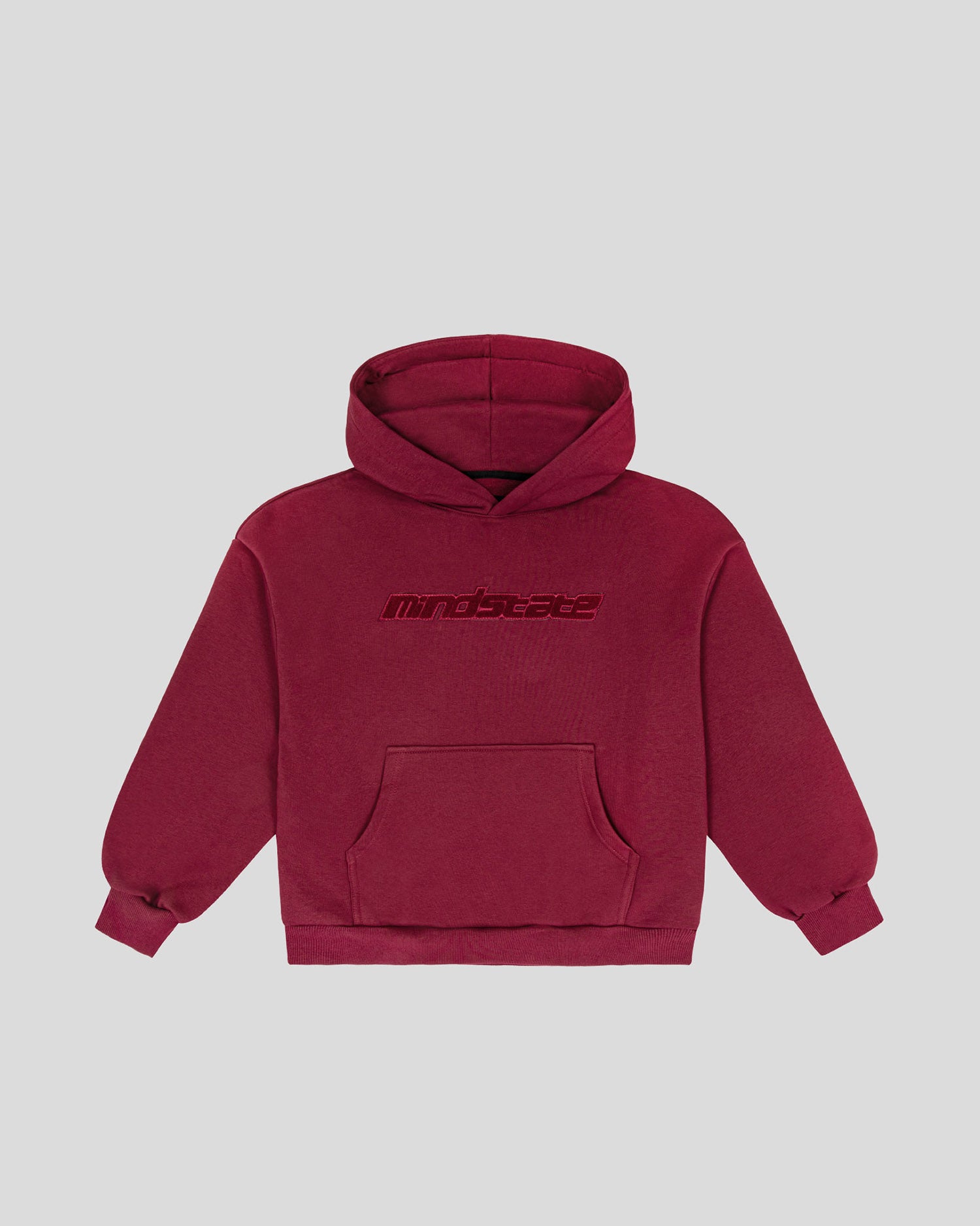 Maroon frotte hoodie