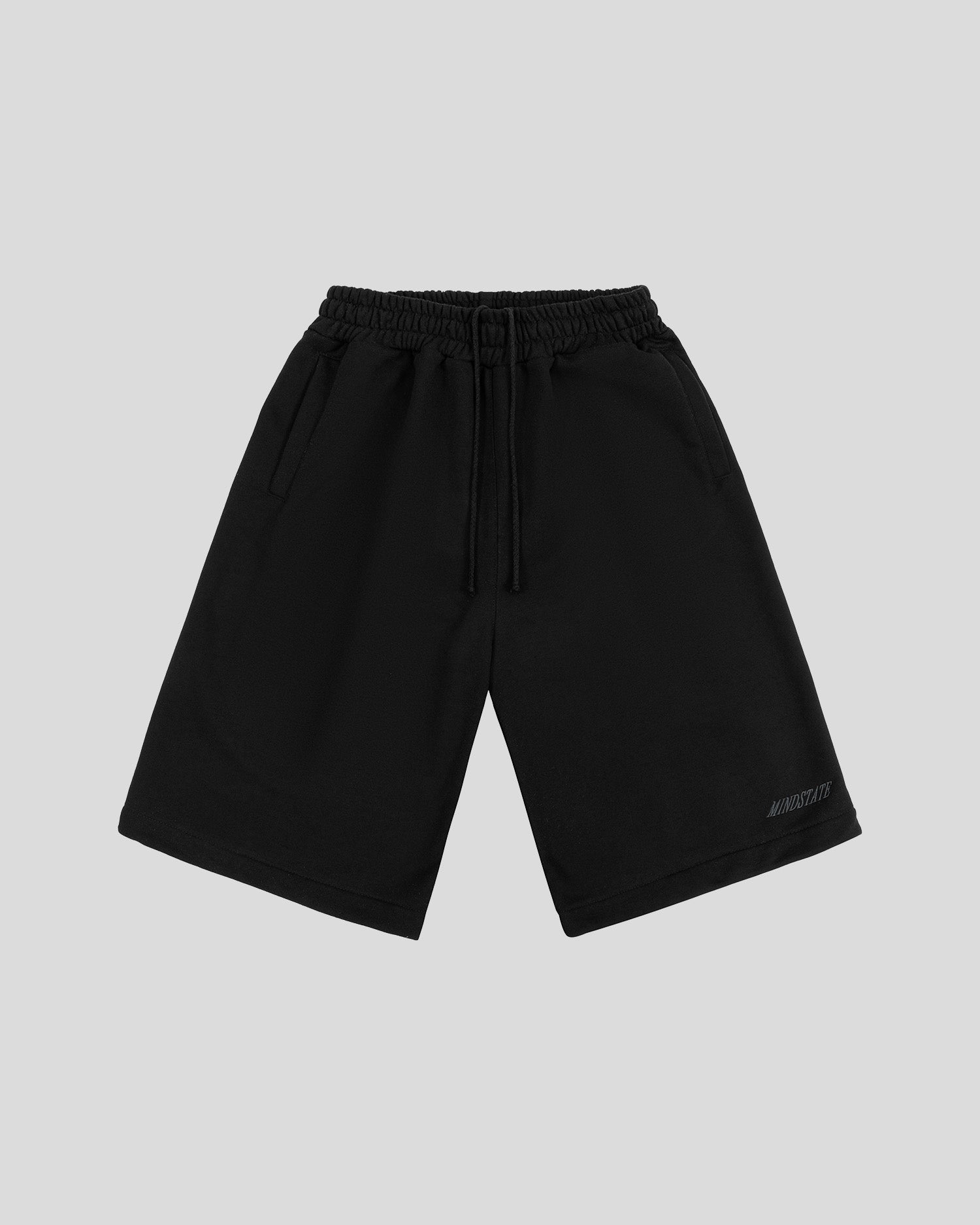 Wide-fit shorts (black)