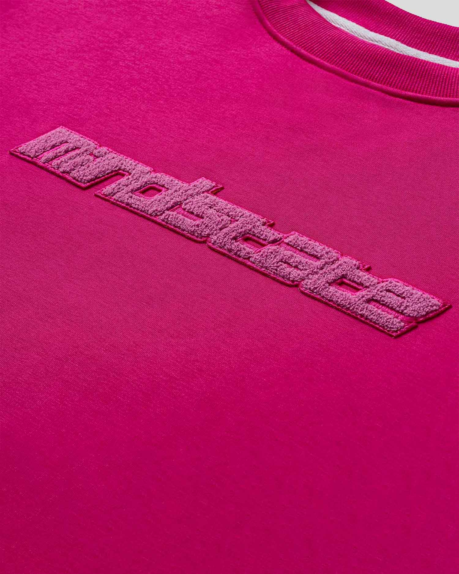 Pink frotte crewneck