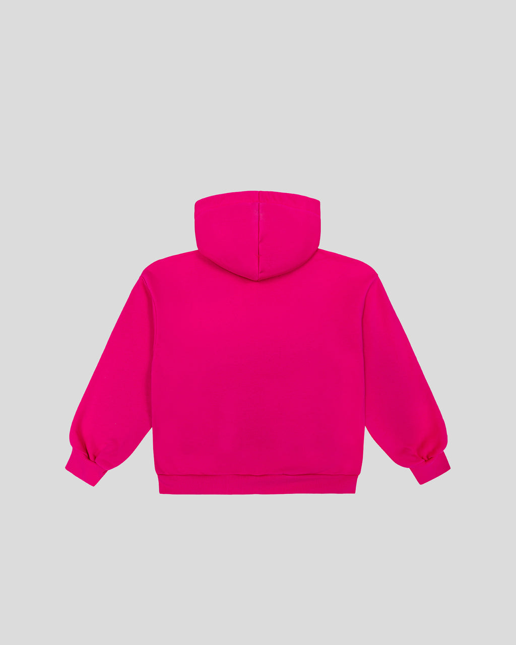 Pink frotte hoodie