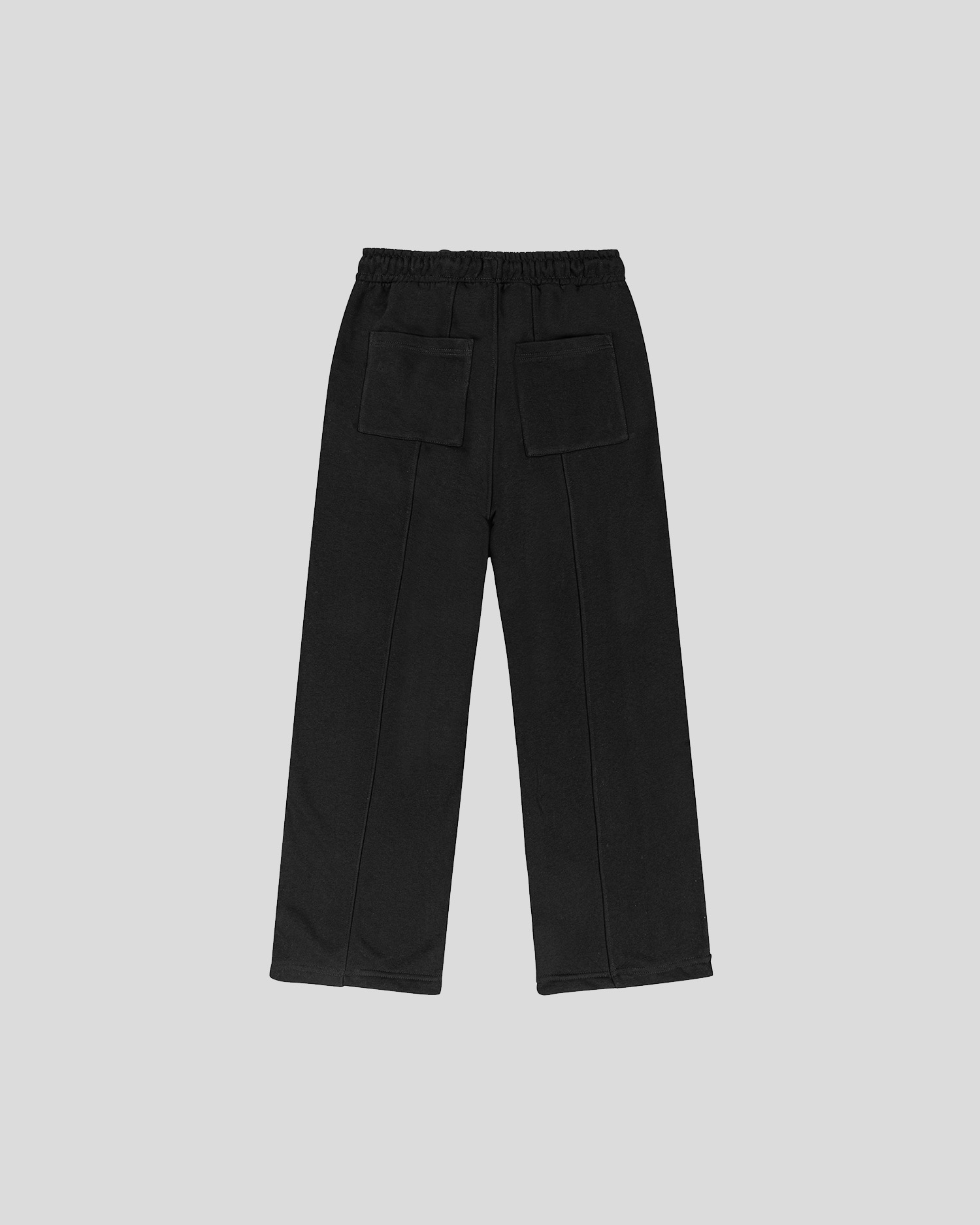 【MODERNIF】Dix cargo wide sweatpants Black_Wide-