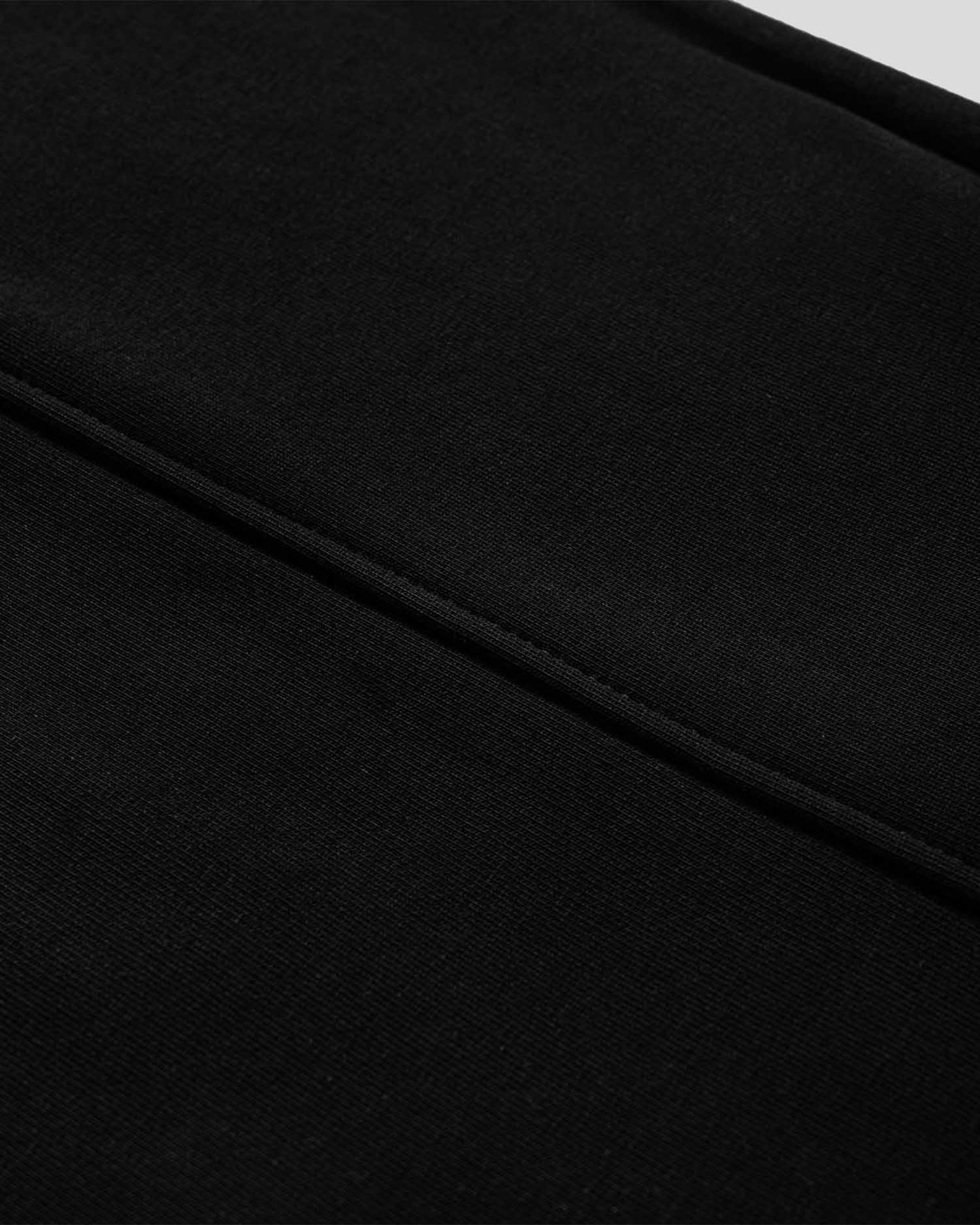 【MODERNIF】Dix cargo wide sweatpants Black_Wide-