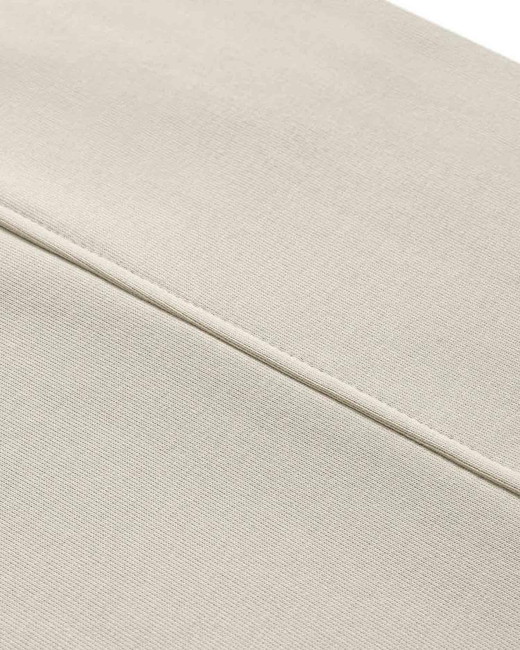 Wide-fit sweatpants (beige)