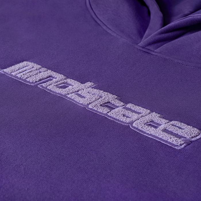 Violet frotte hoodie