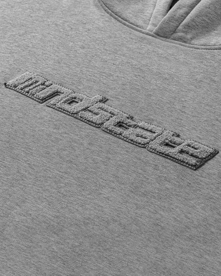 Gray frotte hoodie