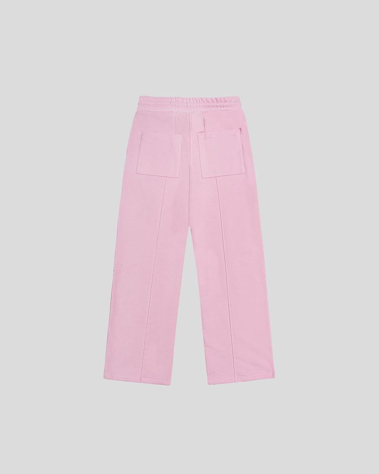 Wide-fit sweatpants (rose)