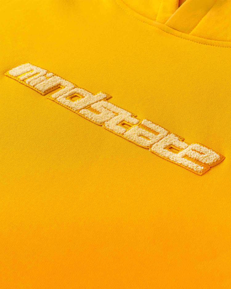 Yellow frotte hoodie