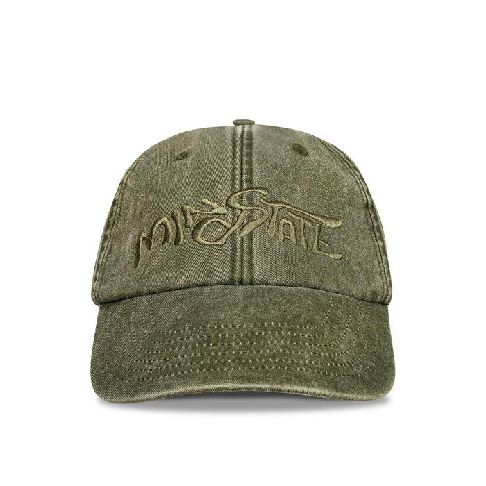 Old school cap (olive) front
