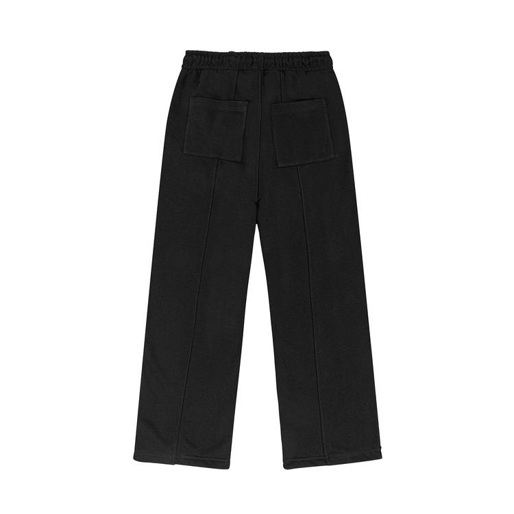 Wide-fit sweatpants (black) back