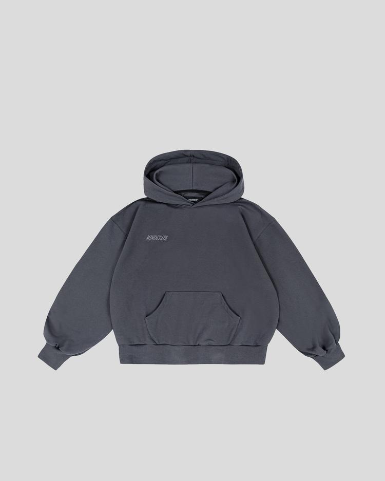 Basic hoodie (graphite) front