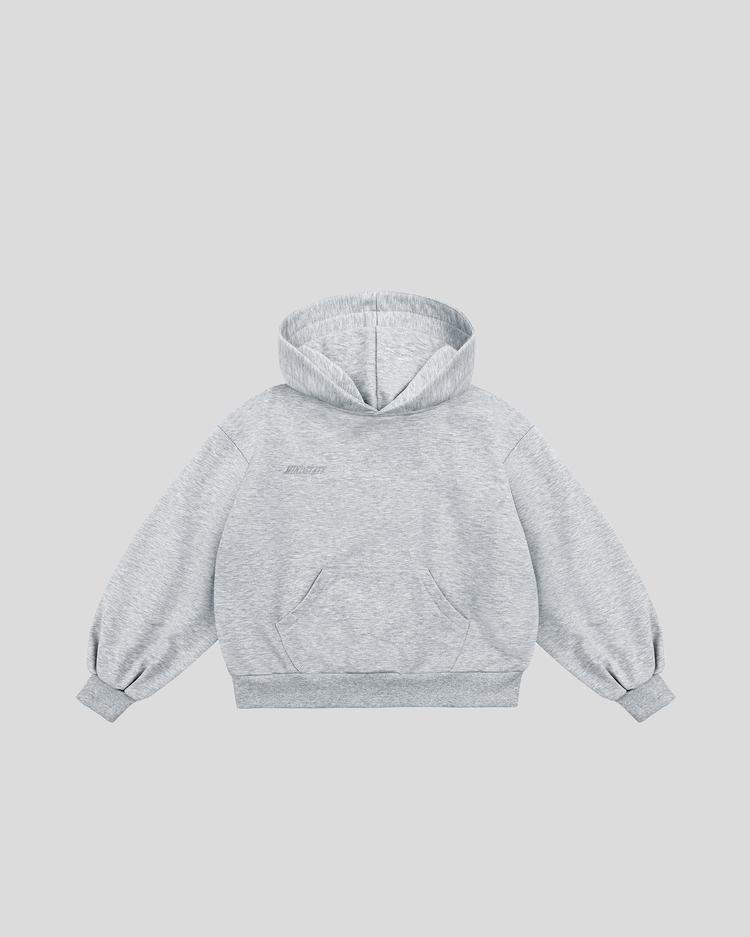 Basic hoodie (gray) front