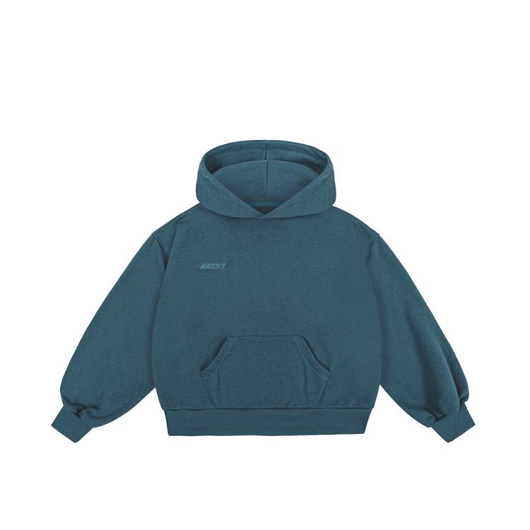 Basic hoodie (denim blue) front