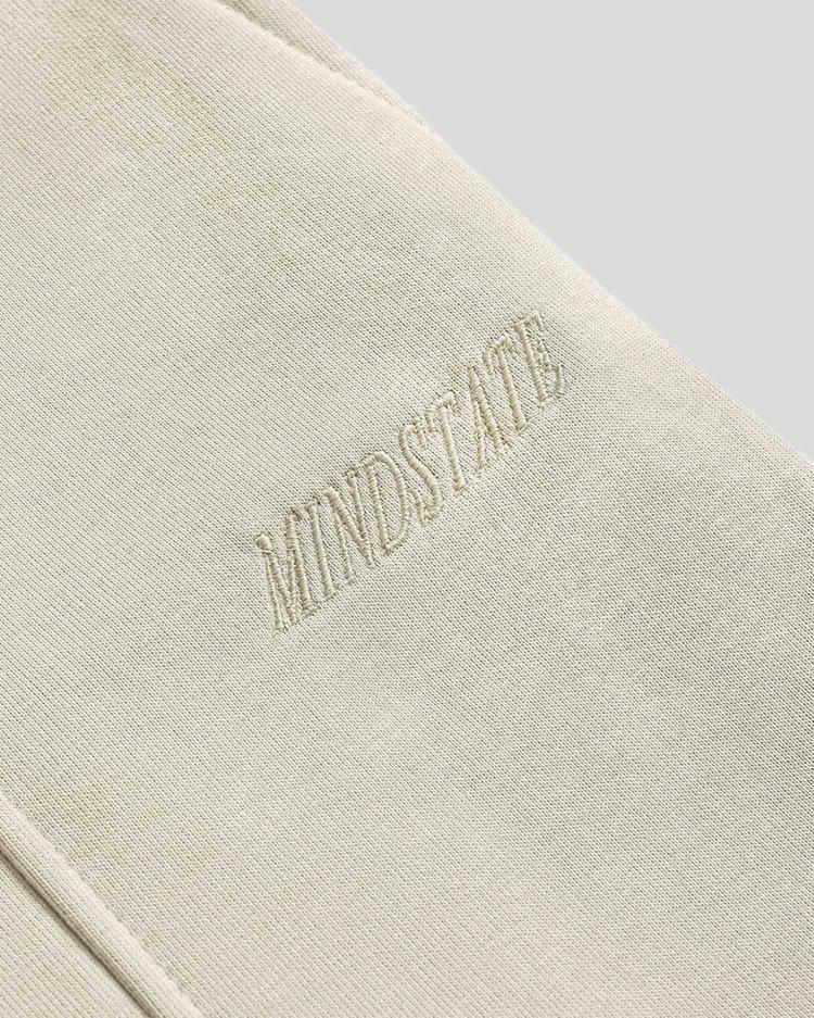 Wide-fit sweatpants (beige) back