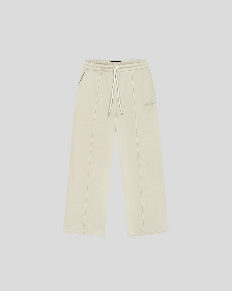 Wide-fit sweatpants (beige) front