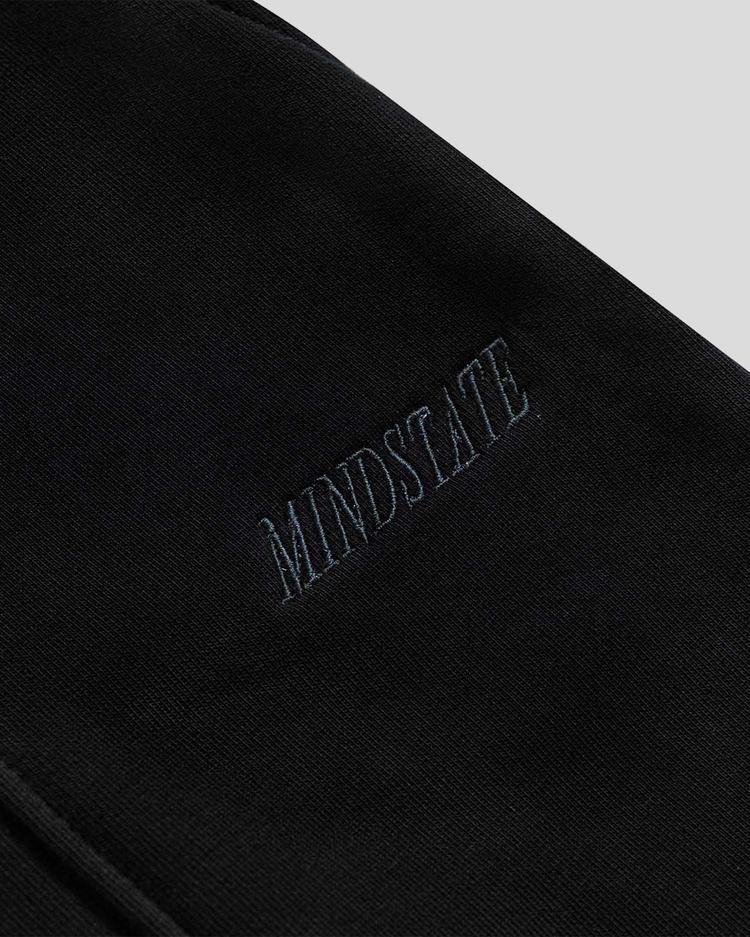 Wide-fit sweatpants (black) back