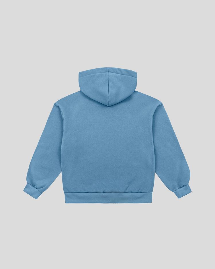 Blue universe hoodie back