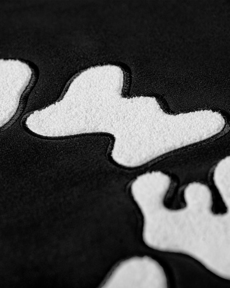 Frotte circle hoodie back