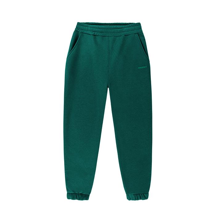 Green sweatpants front