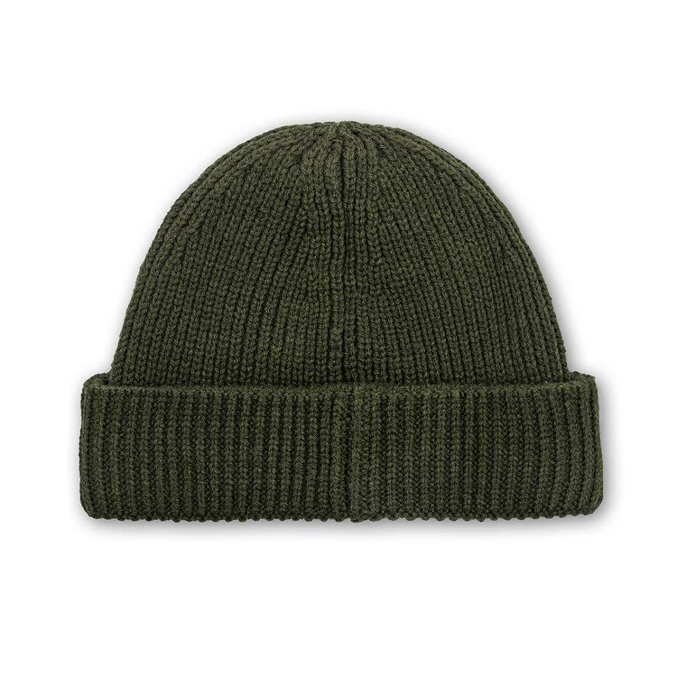 Olive green beanie back