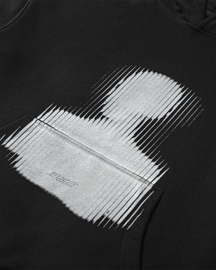 Distortion hoodie back