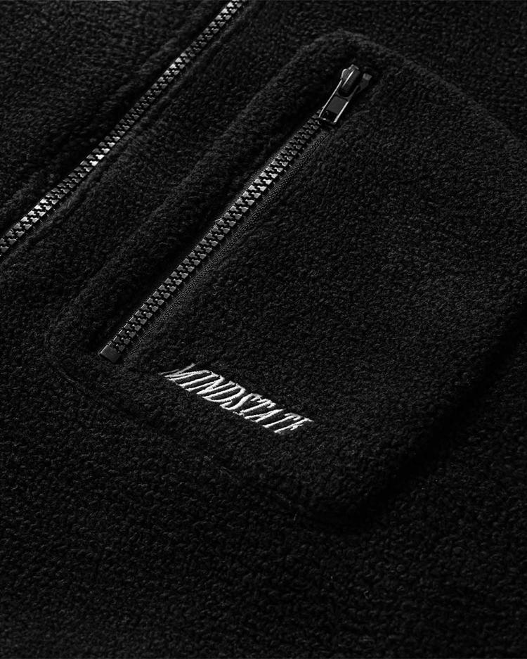 Fleece vest back