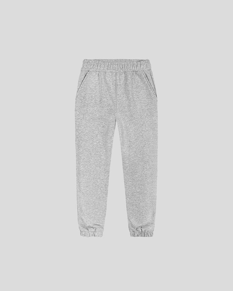 Gray sweatpants front