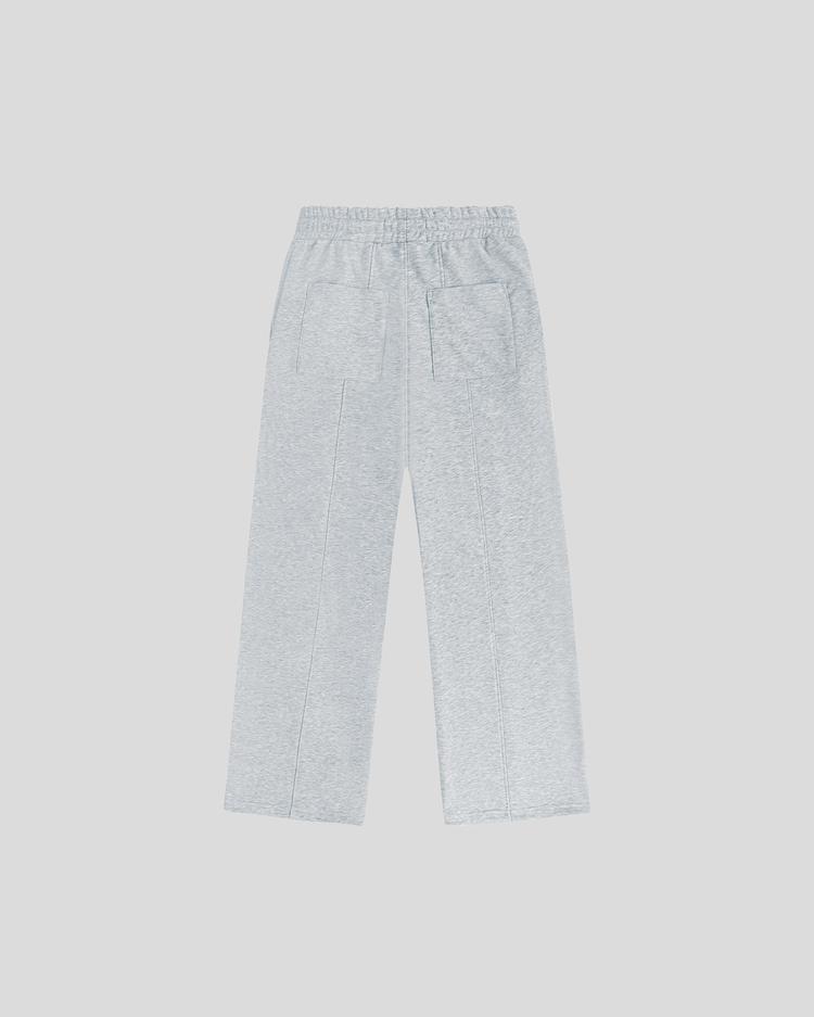 Wide-fit sweatpants (gray) back
