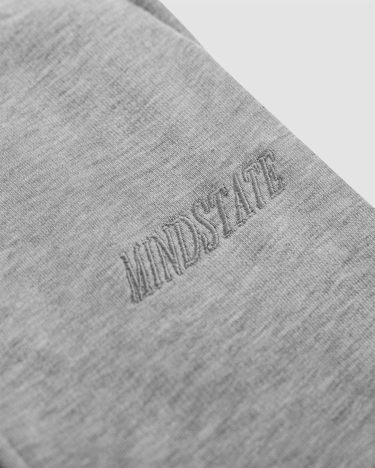 Wide-fit sweatpants (gray) back