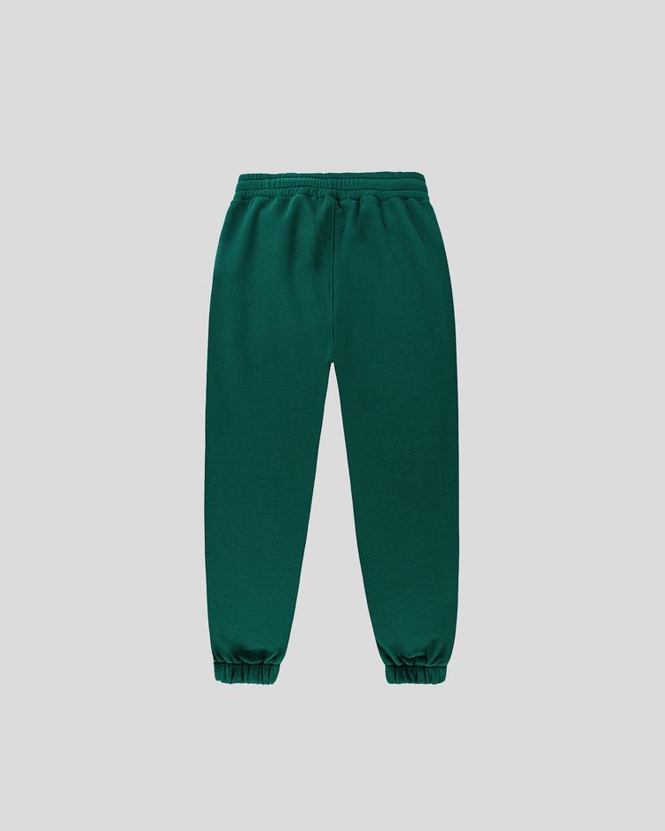 Green sweatpants back