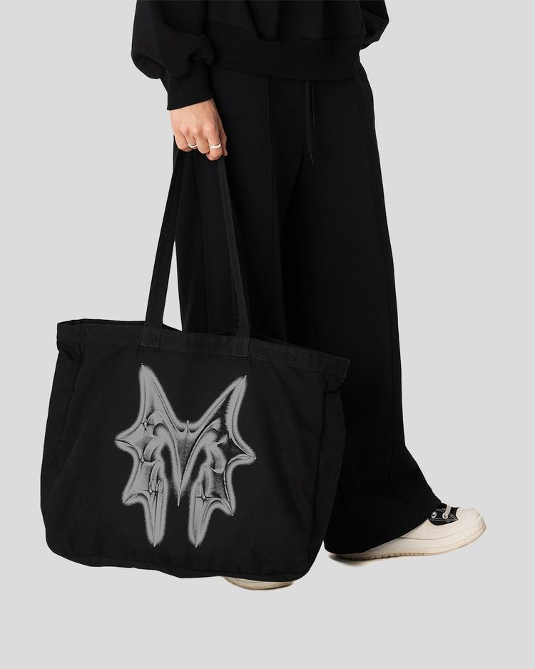 M tote bag back