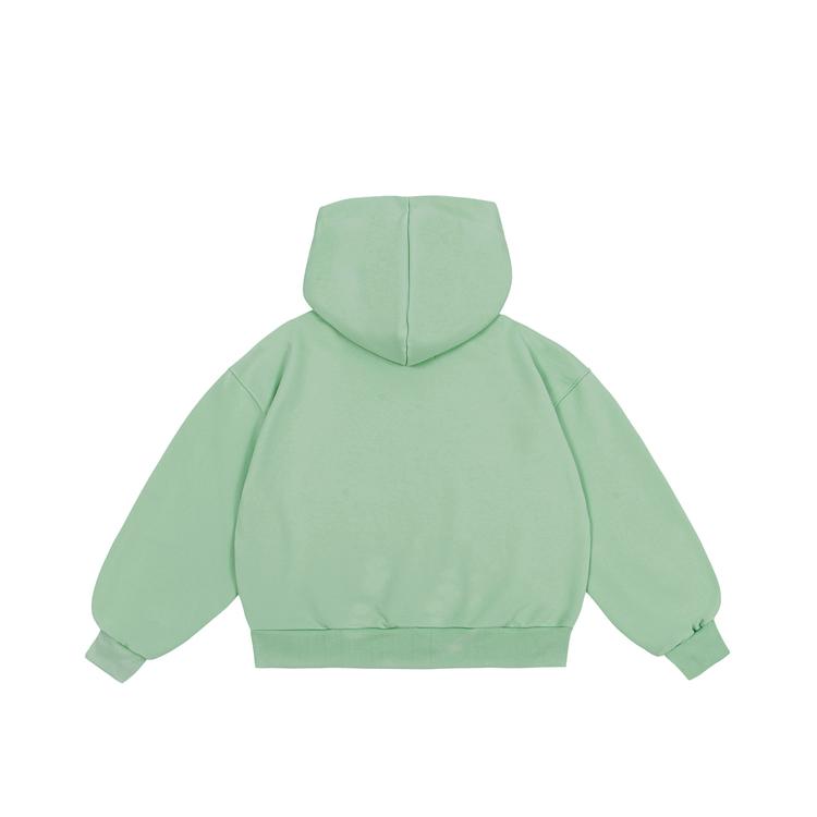 Basic hoodie (matcha) back