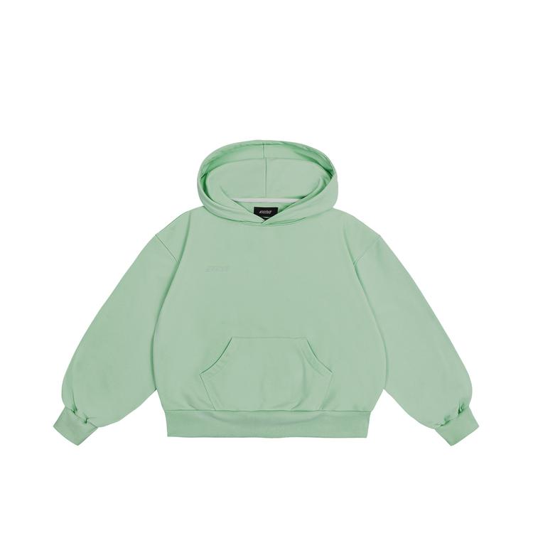 Basic hoodie (matcha) front