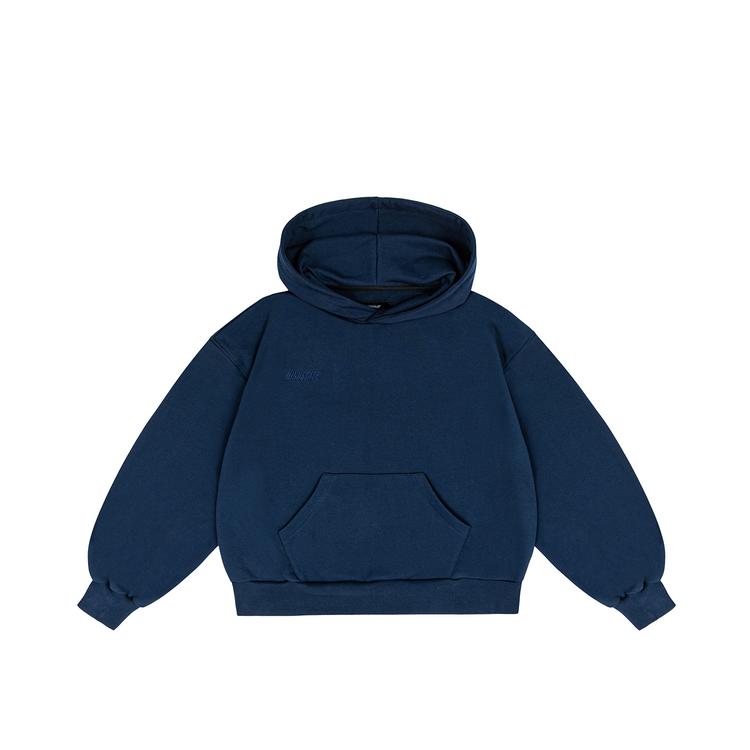 Basic hoodie (navy blue) front