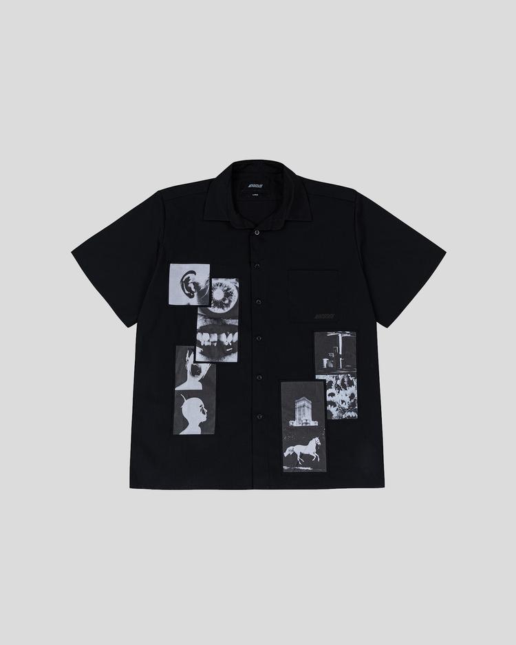 Patch shirt front