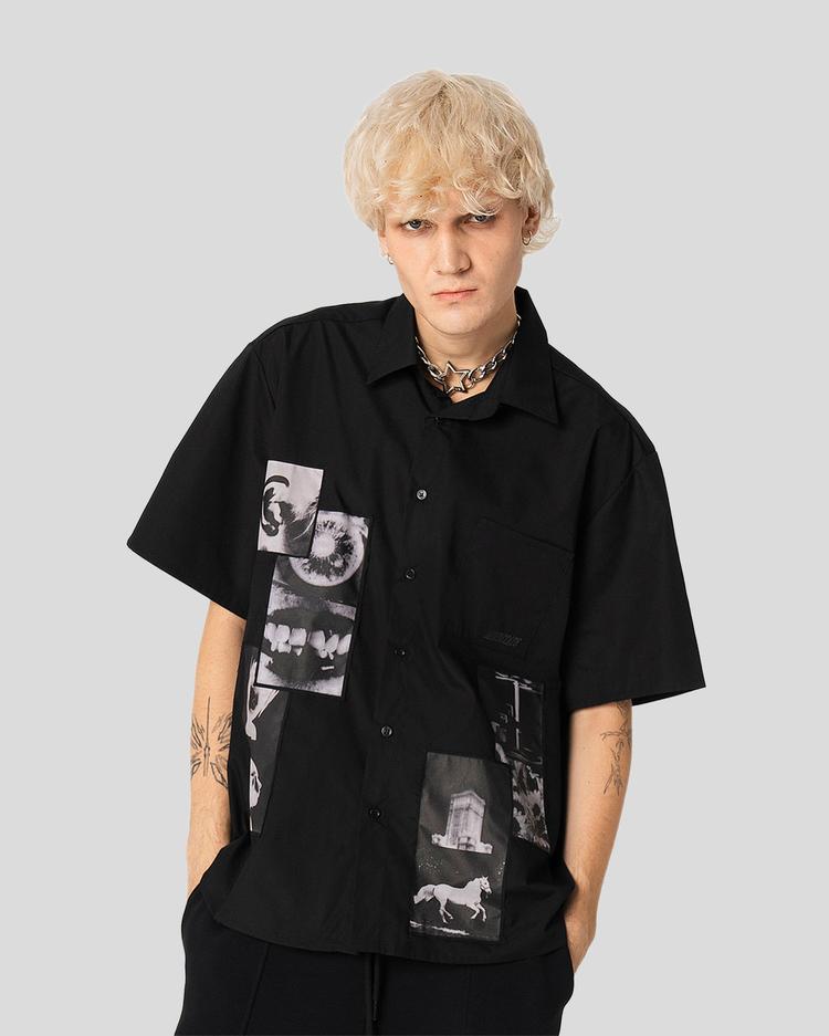 Patch shirt back