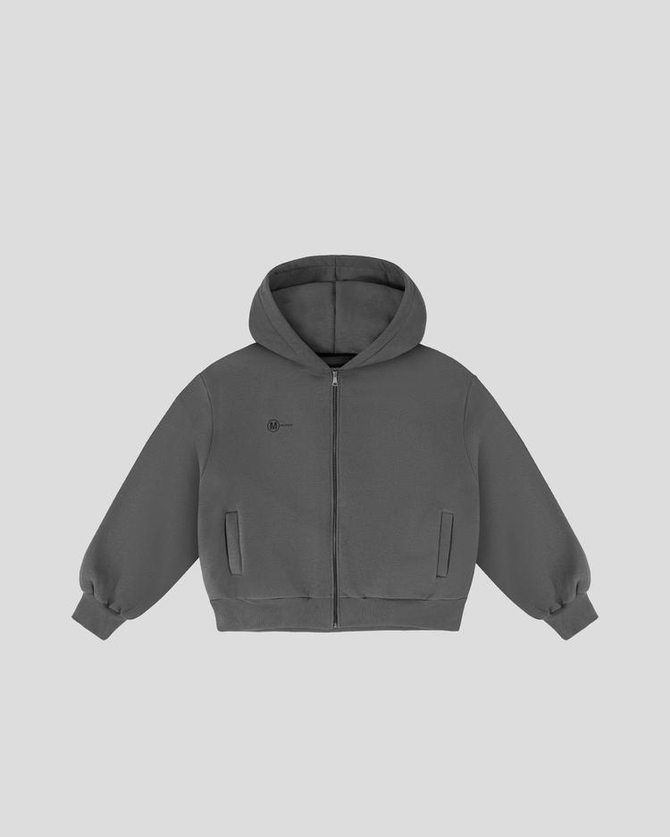 R3G zip hoodie front