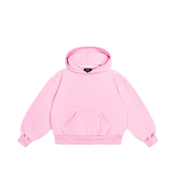 Basic hoodie (rose) front