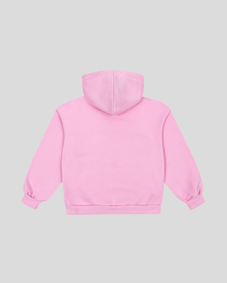 Rose frotte hoodie back