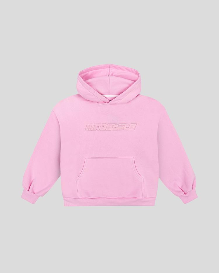Rose frotte hoodie front