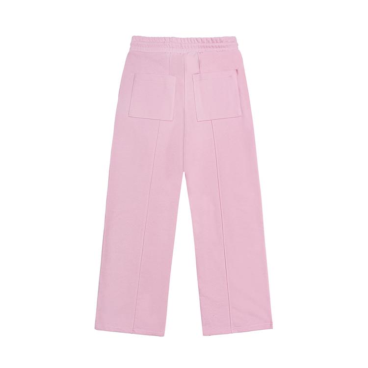 Wide-fit sweatpants (rose) back