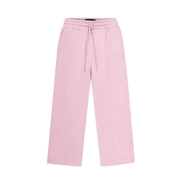 Wide-fit sweatpants (rose) front